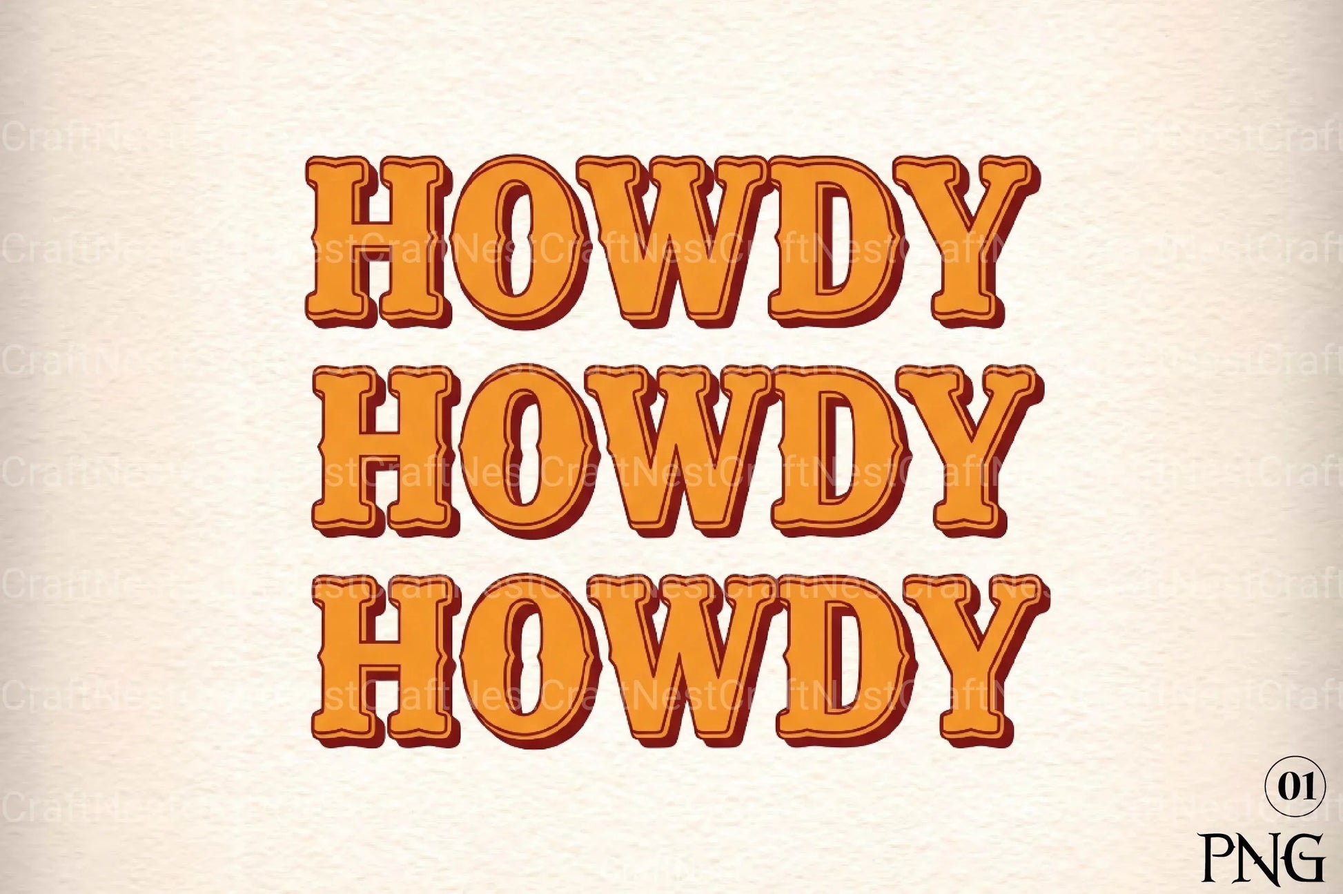 Western Howdy Art Clipart Bundle - CraftNest - Digital Crafting and Art