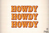 Western Howdy Art Clipart Bundle