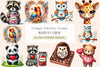 Grumpy Valentine Animal Clipart Bundle