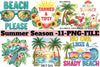 Summer Season Quotes Clipart Bundle