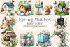 Spring Mailbox Clipart Bundle