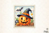 Pumpkin Postage Stamp Clipart Bundle