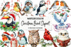 Christmas Bird Clipart Bundle