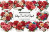 Vintage Floral Heart Clipart Bundle