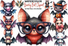 Quirky Bat Clipart Bundle