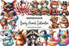 Quirky Animals Clipart Bundle
