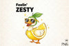 Funny Lemon Goose Clipart Bundle: Positive Main Squeeze Designs