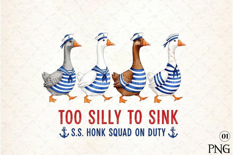 Summer Goose Clipart Bundle 1 - CraftNest - Digital Crafting and Art