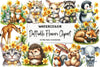 Daffodils Flowers Clipart Bundle