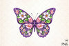Purple Butterfly Clipart Bundle
