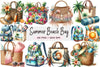 Summer Beach Bag Clipart Bundle