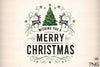 Merry Christmas Tree Design Clipart Bundle