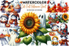 Cute Fall Halloween Ghost Clipart Bundle