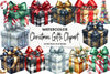 Christmas Gifts Clipart Bundle