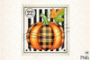Pumpkin Postage Stamp Clipart Bundle