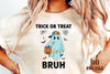 Retro Halloween Clipart Bundle: Trick or Treat Bruh