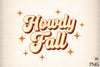 Retro Howdy Fall Graphic Clipart Bundle