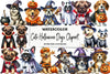 Cute Halloween Dogs Clipart Bundle