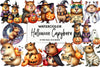 Halloween Capybara Clipart Bundle
