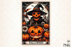 Halloween Tarot Card Clipart Bundle 19 - CraftNest - Digital Crafting and Art