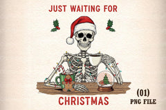 Funny Skeleton Christmas Clipart Bundle 2 - CraftNest - Digital Crafting and Art