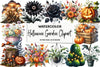 Halloween Garden Clipart Bundle