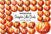 Pumpkin Letter Decals Clipart Bundle