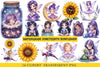 Juneteenth Sunflower Clipart Bundle
