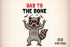 Sarcastic Halloween Skeleton Raccoon Clipart Bundle