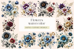 Flower Clipart Bundle - CraftNest - Digital Crafting and Art