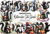 Cute Skunk Clipart Bundle
