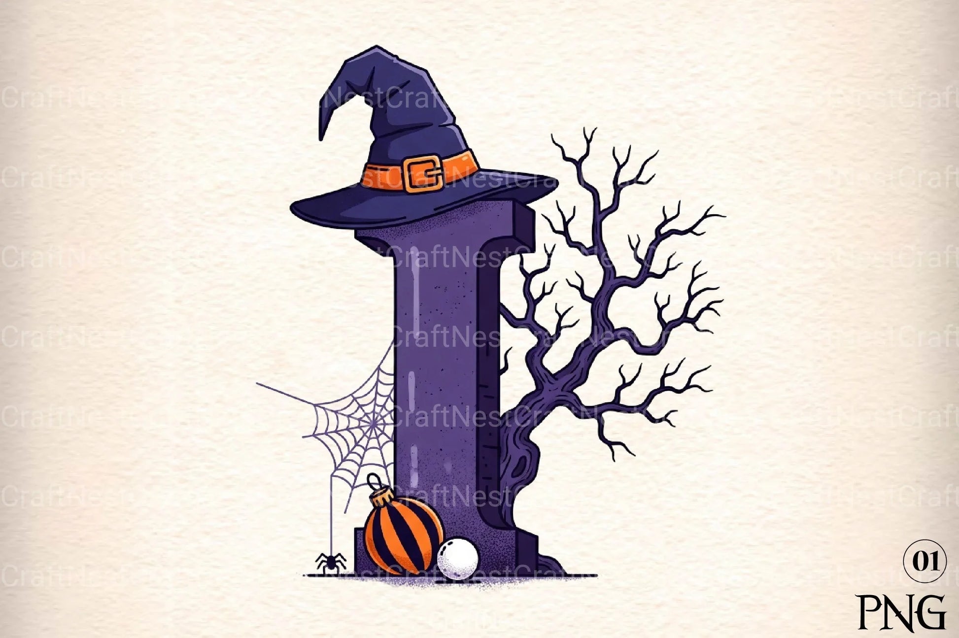 Halloween Alphabet Clipart Bundle 27 - CraftNest - Digital Crafting and Art