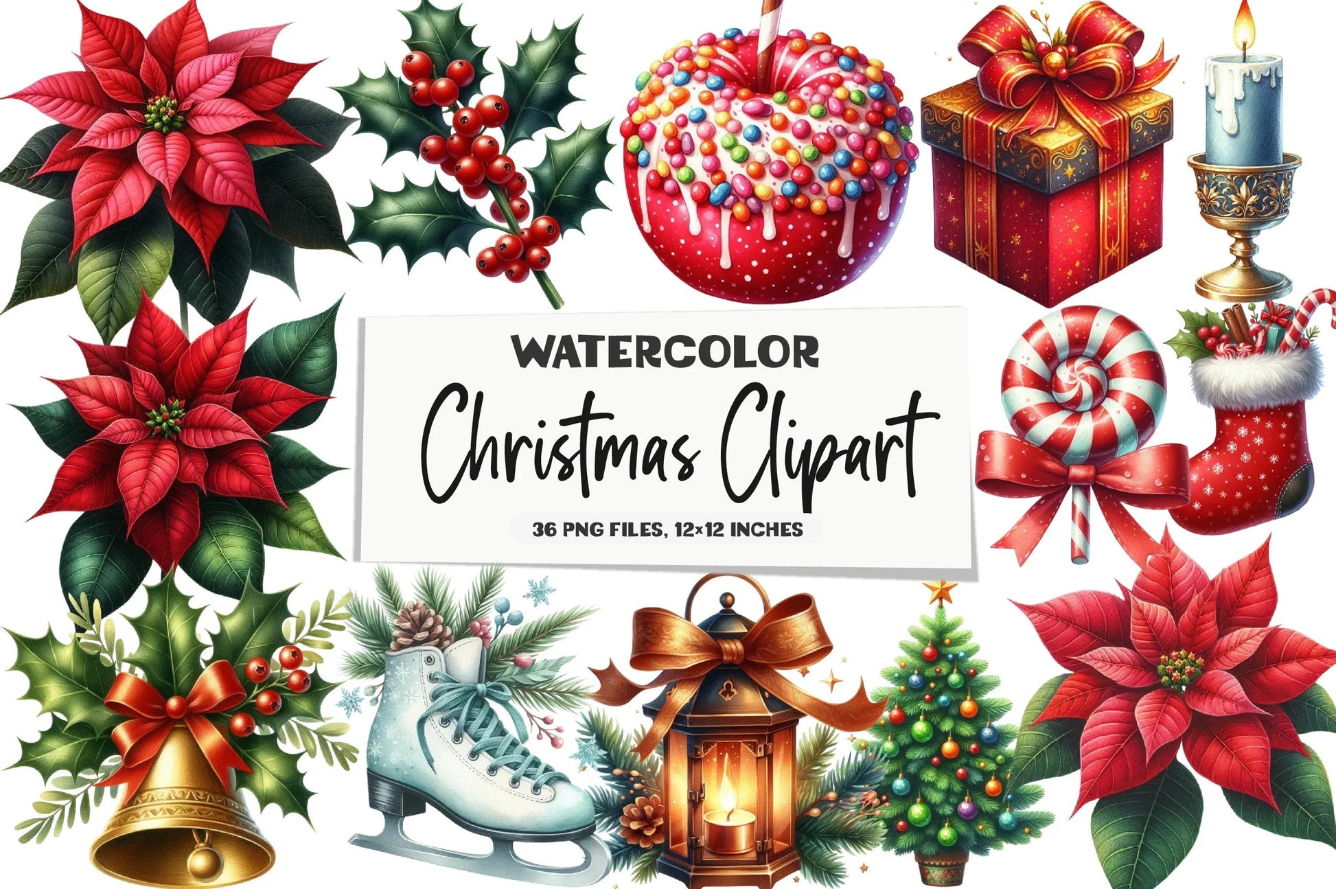 Christmas Clipart Bundle - CraftNest - Digital Crafting and Art