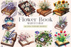 Flower Book Clipart Bundle