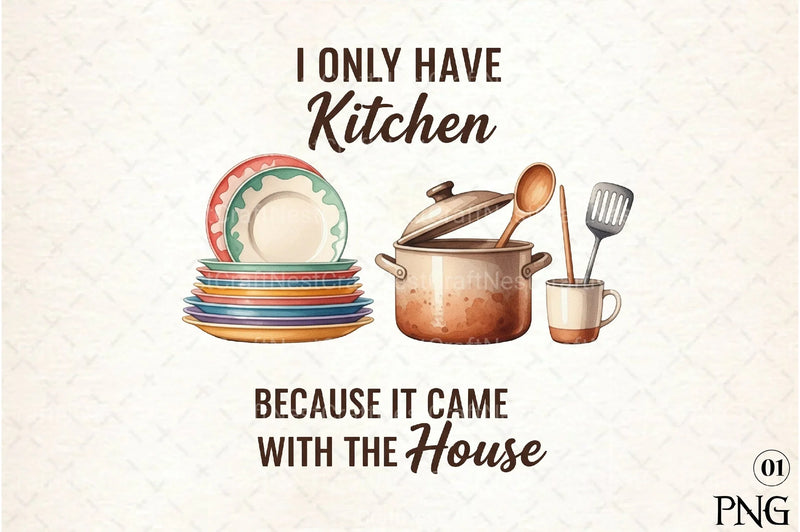 Funny Kitchen Towel Clipart Bundle 5 - CraftNest - Digital Crafting and Art