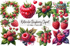 Raspberry Clipart Bundle - CraftNest - Digital Crafting and Art