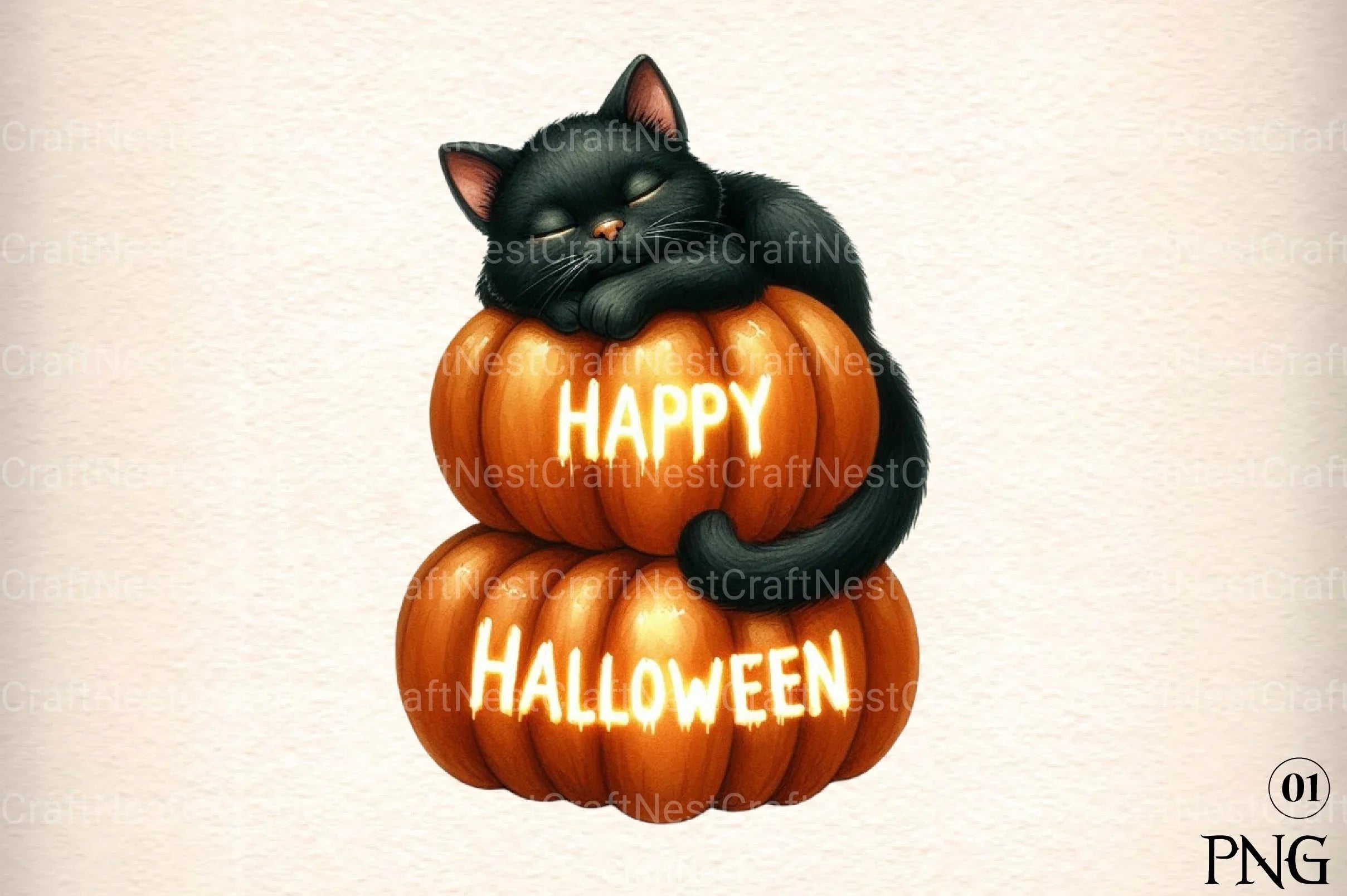 Cute Pumpkin Ghost Clipart Bundle - CraftNest - Digital Crafting and Art