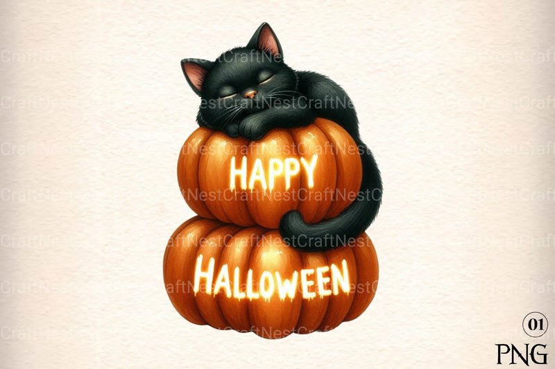 Cute Pumpkin Ghost Clipart Bundle - CraftNest - Digital Crafting and Art