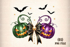 Cherries Pumpkin Clipart Bundle - CraftNest - Digital Crafting and Art
