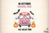 Halloween Breast Cancer Clipart Bundle