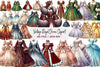 Vintage Royal Dress Clipart Bundle