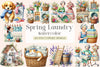 Spring Laundry Clipart Bundle