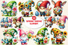 Spring Gnome Clipart Bundle