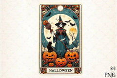 Halloween Tarot Card Clipart Bundle 13 - CraftNest - Digital Crafting and Art