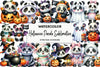 Halloween Panda Clipart Bundle