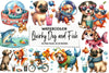 Quirky Dog and Fish Clipart Bundle