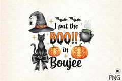 Boo in Boujee Coquette Clipart Bundle - CraftNest - Digital Crafting and Art
