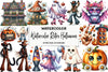 Retro Halloween Clipart Bundle