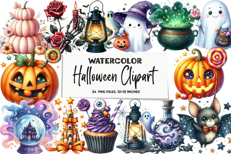 Halloween Clipart Bundle - CraftNest - Digital Crafting and Art