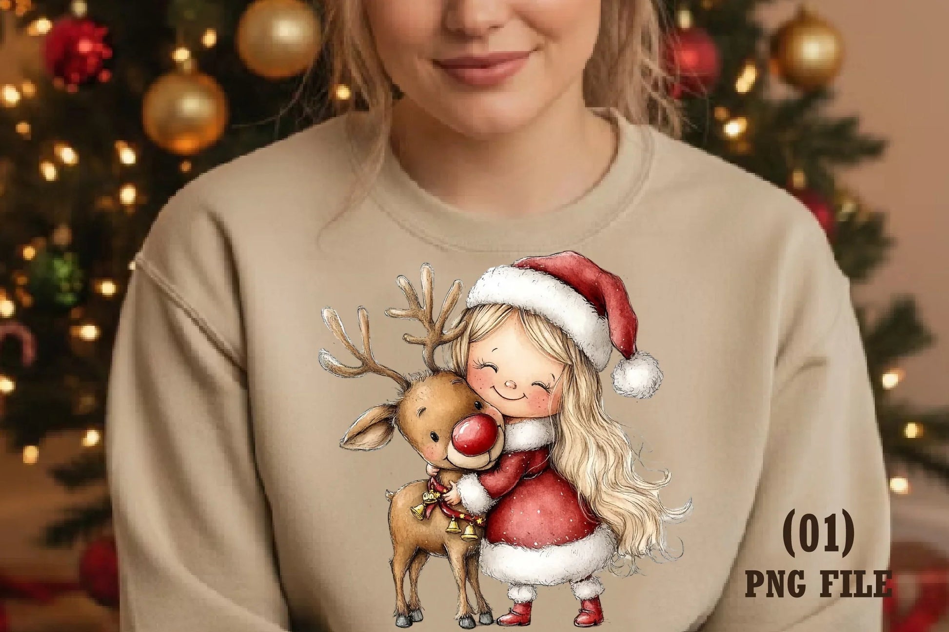 Cute Christmas Girls Clipart Bundle - CraftNest - Digital Crafting and Art